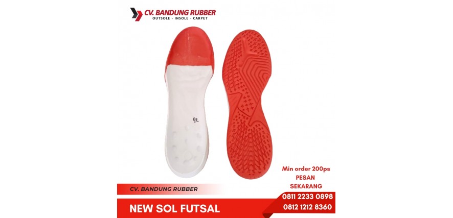 Kami Produsen Sol Futsal di Bandung, Menjual Sol Futsal Bahan Pylon Rubber
